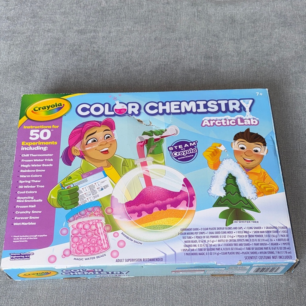 Crayola Color Chemistry Arctic Lab Kit - Purple, Blue, Pink, Green, Yellow